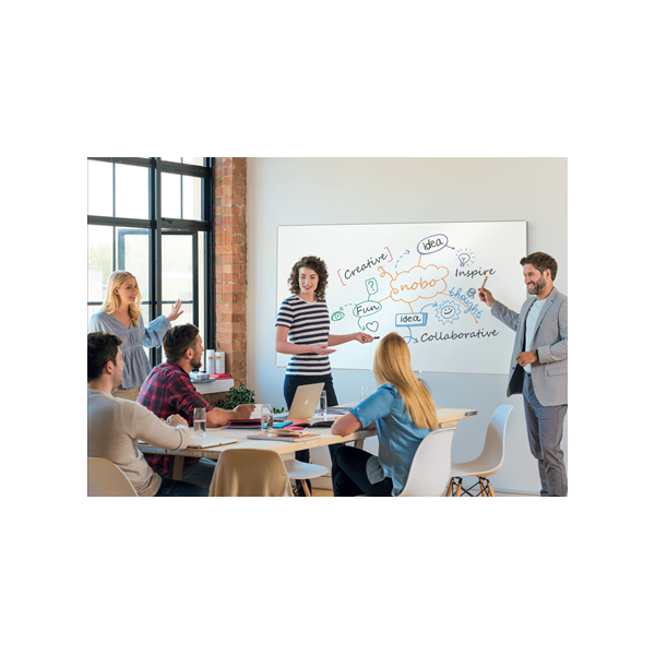 Nobo Impression Pro lavagna 1210 x 679 mm Magnetico (Nobo Impression Pro 1220x690mm Widescreen Nano Clean Magnetic Whiteboard)