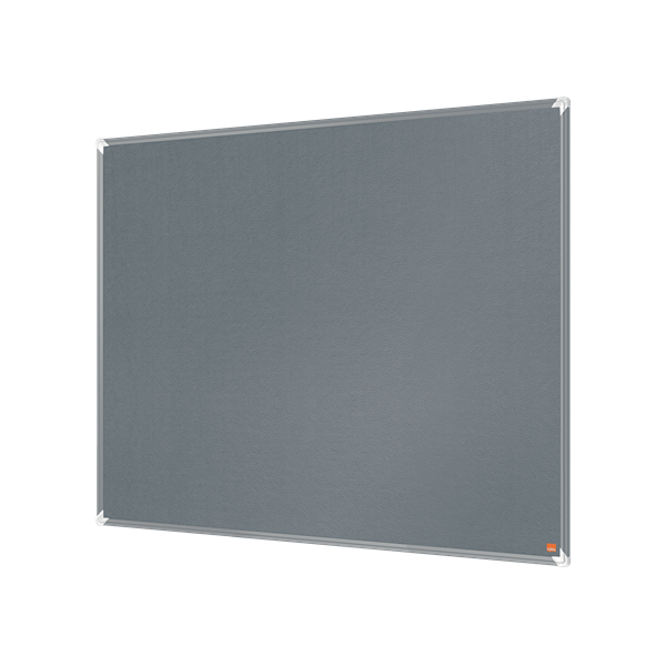 Nobo 1915196 bacheca per annunci Bacheca fissa Grigio Feltro (Nobo 1915196 Premium Plus Grey Felt Notice Board 1200x900mm)