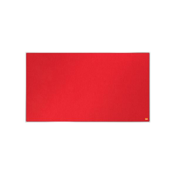 Nobo Impression Pro bacheca per appunti Interno Rosso (Nobo 1915420 Impression Pro 890x500mm Widescreen Red Felt Notice Board)
