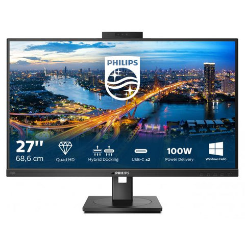 Monitor Philips B Line 276B1JH/00 para PC, 68,6 cm (27"), 2560 x 1440 píxeles, LCD Quad HD, negro
