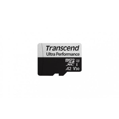 TRANSCEND MEMORY CARD 128GB MICROSD W/ ADAPTER UHS-I U3 A2 ULTRA PERFORMANCE