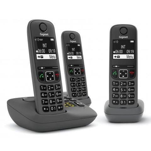 Gigaset AE690A Telefono analogico/DECT Identificatore di chiamata Antracite
