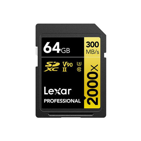 Lexar Professional 2000x 64 GB SDHC UHS-II Classe 10