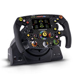 THRUSTMASTER SF1000 VOLANTE REPLICA FERRARI EDITION PC PS4 PS5 XBOX ONE E SERIES XS CRUSCOTTO CON DISPLAY E LED PLACCA FRONTALE 100% FIBRA DI CARBONIO SU LICENZA FERRARI COLORE NERO