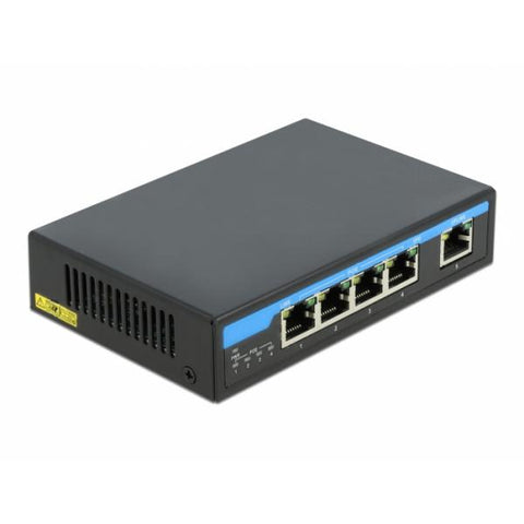 DeLOCK 87764 switch di rete Gigabit Ethernet (10/100/1000) Supporto Power over Ethernet (PoE) Nero