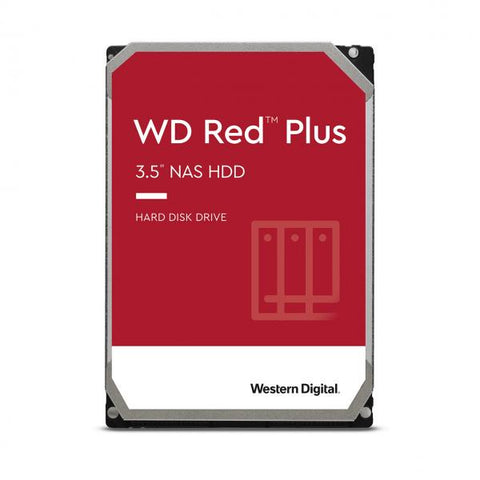 HD WD SATA3 10TB 3.5" RED PLUS INTELLIPOWER 256MB CACHE 24X7 - NAS HARD DRIVE - WD101EFBX