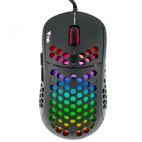 ITEK G71 MOUSE GAMING USB 12000 DPI RGB SENSORE P3327 NERO