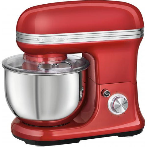 Bomann PC-KM 1197 robot da cucina 1200 W 5 L Rosso, Acciaio inossidabile