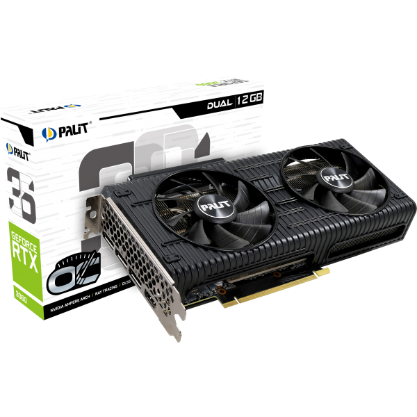 *** Palit NE63060T19K9-190AD scheda video NVIDIA GeForce RTX 3060 12 GB GDDR6 (PALIT 3060 12GB DUAL OC)