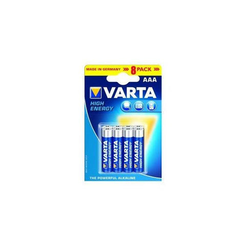VARTA HIGH ENERGY BATTERIE MINISTILO AAA CONF 8 Pz.