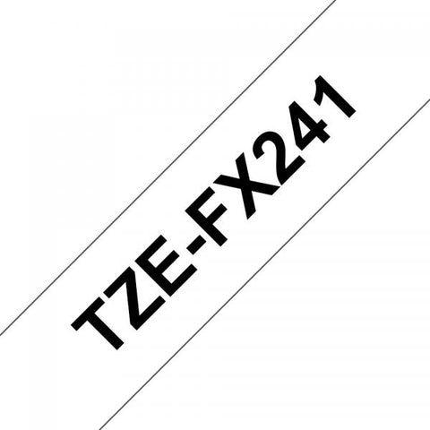 BROTHER TZEFX241 NASTRO TZ NERO / BIANC#