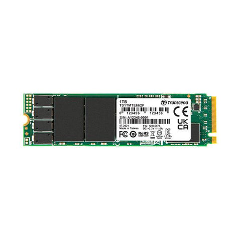 Transcend MTE662P 256 GB M.2 PCI Express 3.1 NVMe 3D NAND