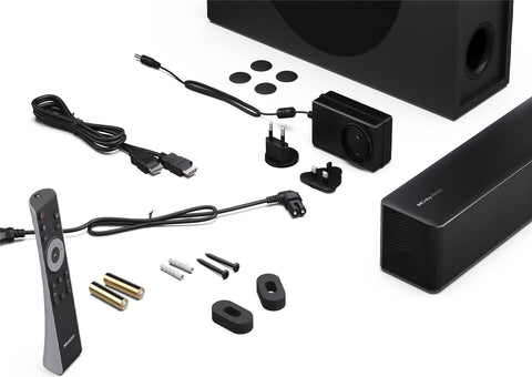 Sharp HT-SBW310 Soundbar mit kabellosem Subwoofer schwarz (HT-SBW310)