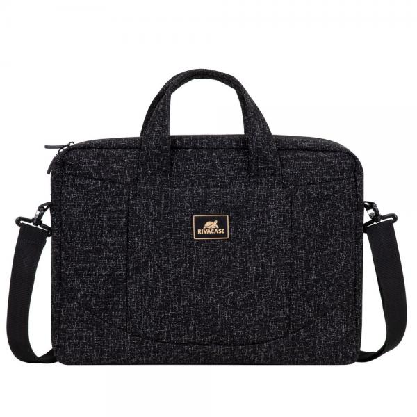 RIVACASE BORSA PER NOTEBOOK DA 15.6" IN POLIESTERE CON TRACOLLA 5 SCOMPARTI NERO