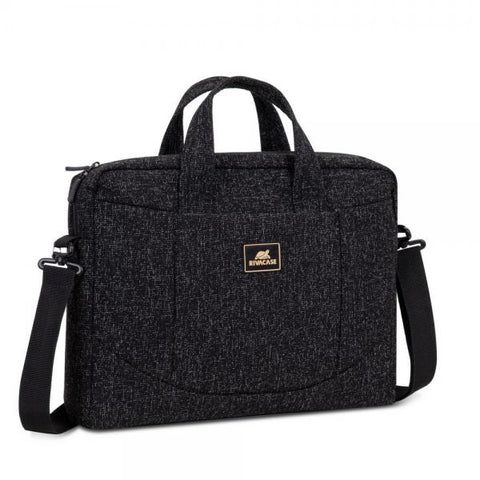 RIVACASE BORSA PER NOTEBOOK DA 15.6" IN POLIESTERE CON TRACOLLA 5 SCOMPARTI NERO