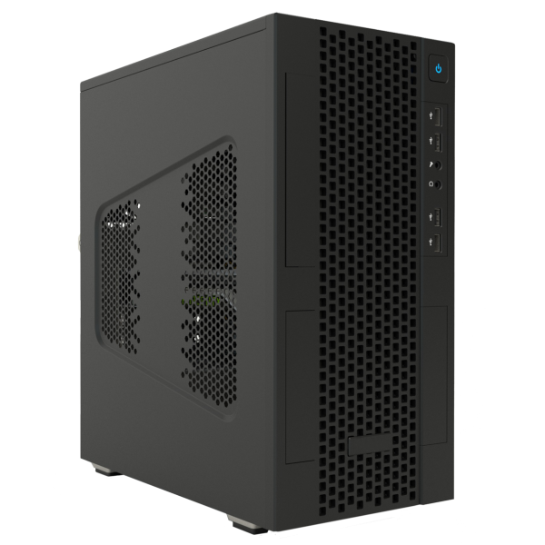 ITEK SMALLCOM-P CASE MINI TOWER M-ATX 1xUSB3 2XUSB2 1xUSB TYPE-C MESH NERO