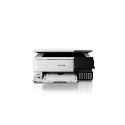Impresora multifunción Epson EcoTank ET-8500 (color, inyección de tinta, recargable, compatible con papel A4/Carta, hasta 16 ppm)