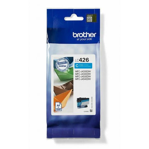 Tinta Brother LC-426C Ciano 1500pp X MFC-J4340DW MFC-J4540DWXL MFC-J4335DWXL MFC-J4535DWXL