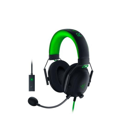 Razer BlackShark V2 Auricolare Cablato A Padiglione Giocare Nero, Verde