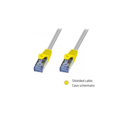 CAVO RETE FTP CAT.5E 3MT SL SCHERMATO ADJ