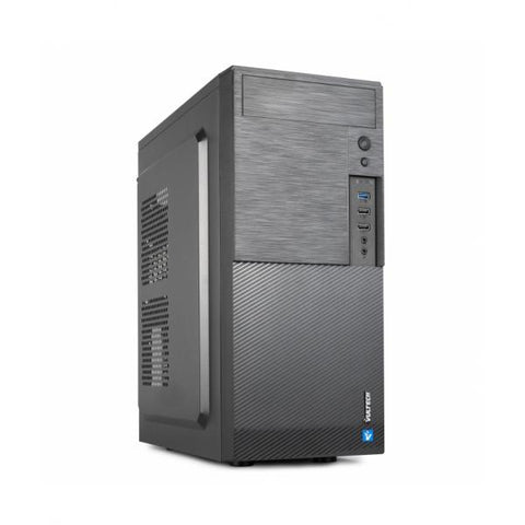 VULTECH VCO-A1699P REV. 2.1 CASE MIDI TOWER ATX MICRO-ATX MINI-ITX CON ALIMENTATORE 1XUSB 3.0 2XUSB 2.0 COLORE NERO
