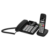 GIGASET DL780 PLUS COMBI BLACK 2 IN 1 TELEFONO FISSO + 1 CORDLESS DECT