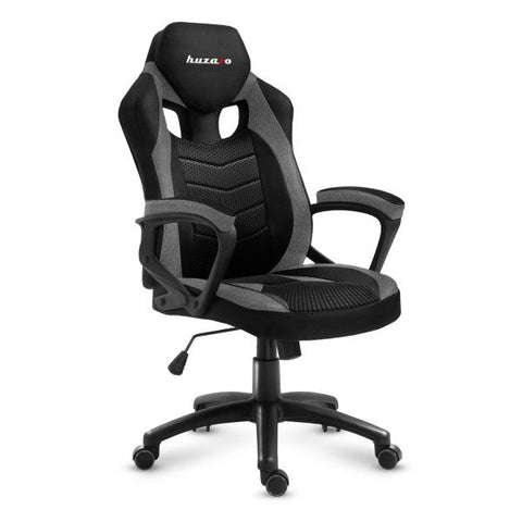 Huzaro FORCE 2.5 GREY MESH Poltrona per gaming Seduta in rete Nero, Grigio