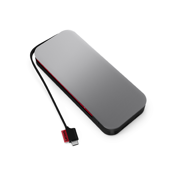 Lenovo Go Ioni di Litio 20000 mAh Nero, Grigio (LENOVO GO USB-C POWER BANK - 20000 MAH)