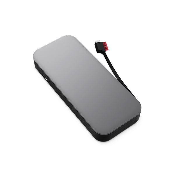 Lenovo Go Ioni di Litio 20000 mAh Nero, Grigio (LENOVO GO USB-C POWER BANK - 20000 MAH)