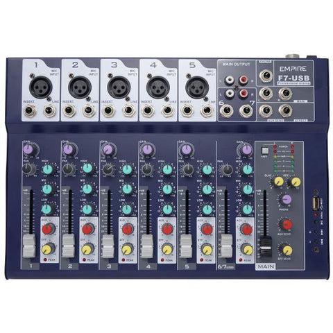 EMPIRE MIXER F7-USB 7 CANALI