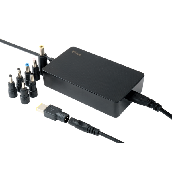 ALIMENTATORE UNIVERSALE ITEK x NOTEBOOK DA 65W, 8 connettori, Silm Design - ITNBSD65