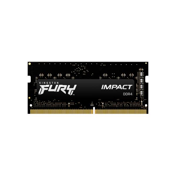 KINGSTON FURY IMPACT KIT MEMORIA RAM 2x8GB TOT 16GB 3.200MHz TIPOLOGIA SO-DIMM TECNOLOGIA DDR4