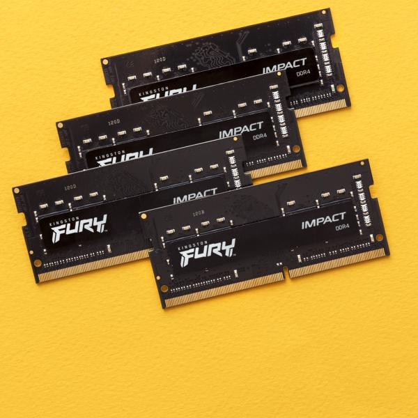 KINGSTON FURY IMPACT KIT MEMORIA RAM 2x8GB TOT 16GB 3.200MHz TIPOLOGIA SO-DIMM TECNOLOGIA DDR4
