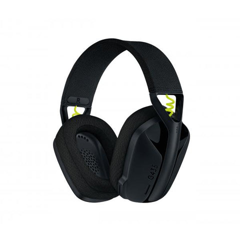 Logitech G G435 Auricolare Wireless A Padiglione Giocare Bluetooth Nero, Giallo