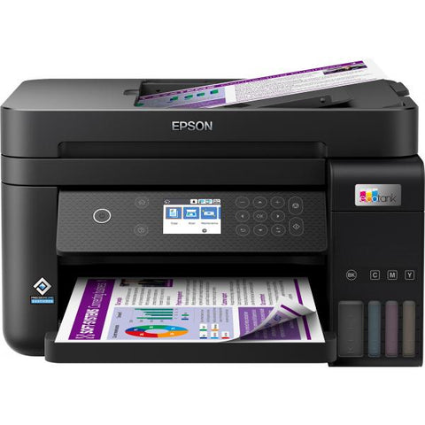 EPSON ECOTANK ET-3850 STAMPANTE MULTIFUNZIONE INK JET A COLORI A4 WI-FI DUPLEX ADF LAN USB 20ppm