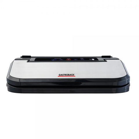 Gastroback Design Basic macchina per sottovuoto 800 mbar Nero, Acciaio inossidabile