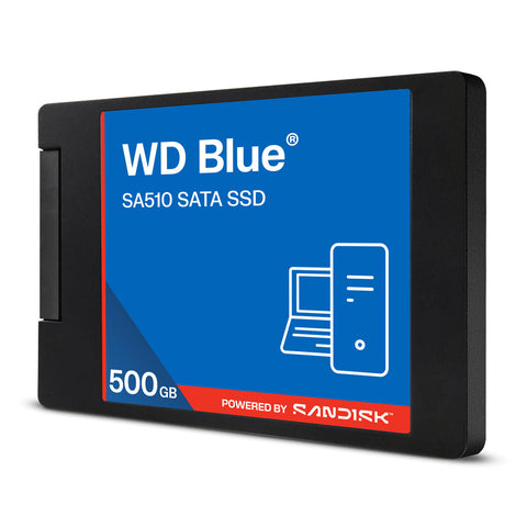 SanDisk WD Blue SA510 SATA SSD 2,5" 7mm 2TB - bis 560 MB/s Lesen 520 MB/s Schreiben