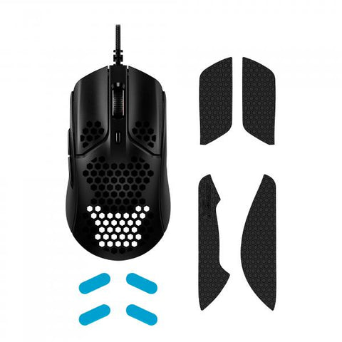 HYPERX PULSEFIRE HASTE MOUSE GAMING USB ULTRALEGGERO STRUTTURA A NIDO D'APE 16.000 DPI 6 PULSANTI BLACK