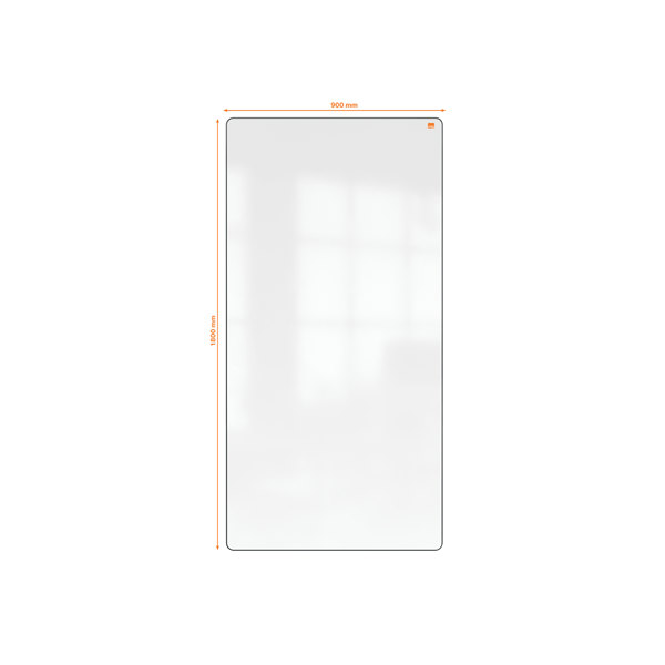 Nobo 1915564 lavagna Magnetico (Nobo 1915564 Move and Meet Whiteboard Black Trim 1800 x 900mm)