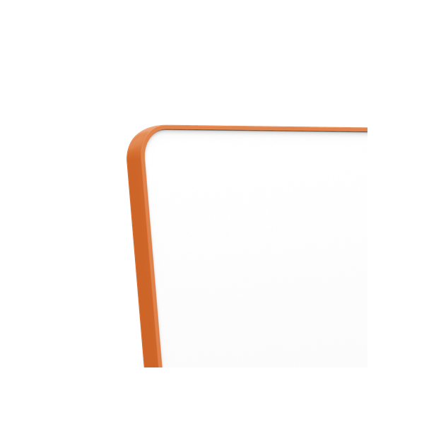Nobo 1915565 lavagna Magnetico (Nobo 1915565 Move and Meet Whiteboard Orange Trim 1800 x 900mm)