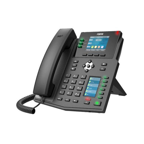 Fanvil X4U telefono IP Nero 12 linee LCD Wi-Fi