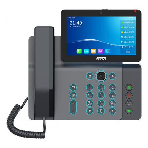 Fanvil V67 telefono IP Nero 20 linee LCD Wi-Fi