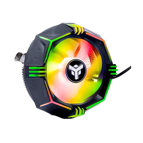 DISSIPATORE ITEK ICY-4LPR - Skt universale, 65W TDP, Low Profile, RGB Rainbow
