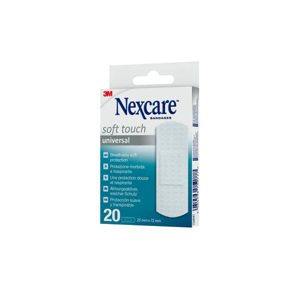 NEXCARE CEROTTI SOFT 25X72 MM BIANCO CONF 20 PZ.