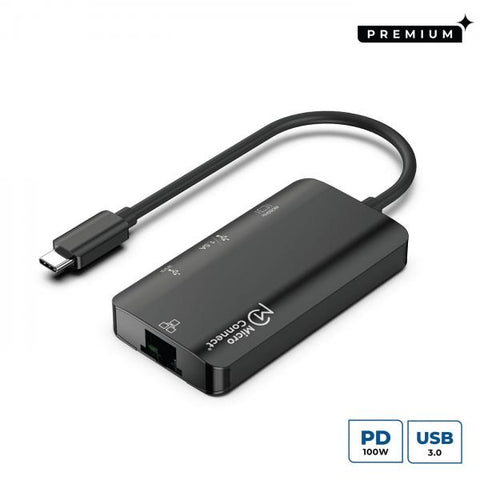 Microconnect USB3.1CCOM16 replicatore di porte e docking station per notebook Cablato USB 3.2 Gen 1 (3.1 Gen 1) Type-C Grigio