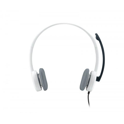 LOGITECH CUFFIE STEREO H150 COCONUT CON MICROFONO BIANCO 981-000350