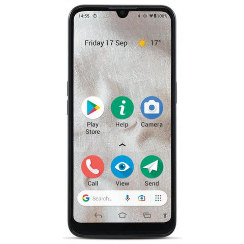 Doro 8100 Plus 15,5 cm (6.1") Doppia SIM Android 11 Go Edition 4G USB tipo-C 2 GB 32 GB 3000 mAh Grigio