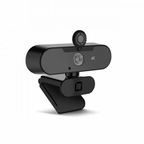 DICOTA D31888 webcam 3840 x 2160 Pixel USB 2.0 Nero (DICOTA Webcam PRO Plus 4K - Webcam - colour - 3840 x 2160 - 2160p - audio - USB 2.0)