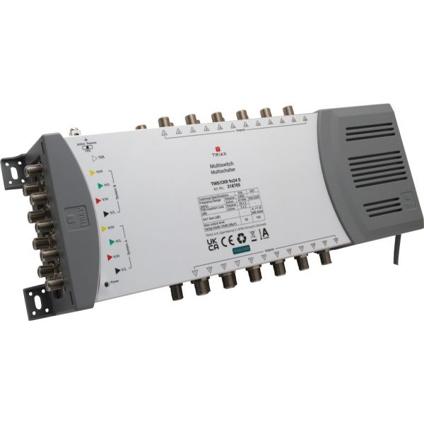 Triax TMS/CKR 9x24 S multinterruttore satellitare 5 ingressi 24 uscite
