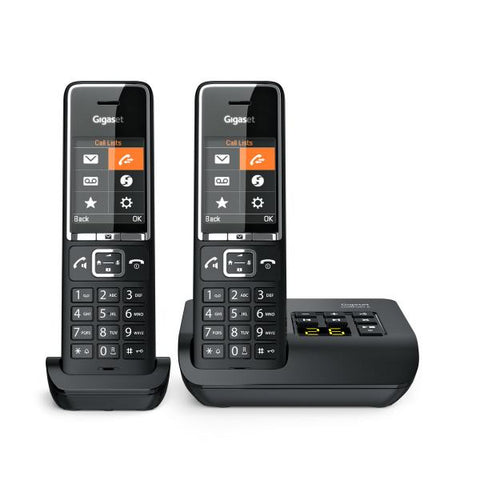 Gigaset COMFORT 550A Telefono analogico/DECT Identificatore di chiamata Nero